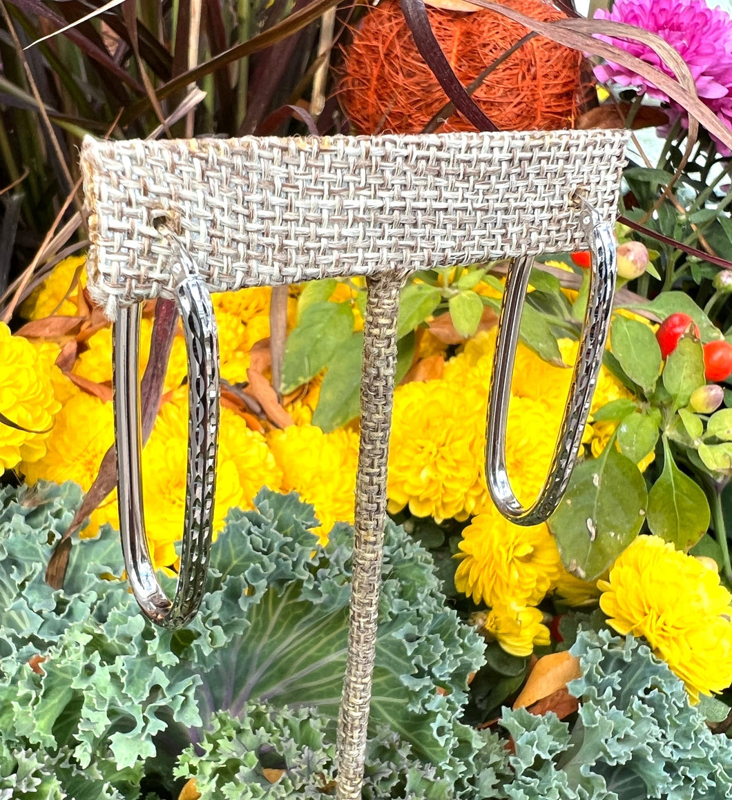 Large Paper Clip Earrings!