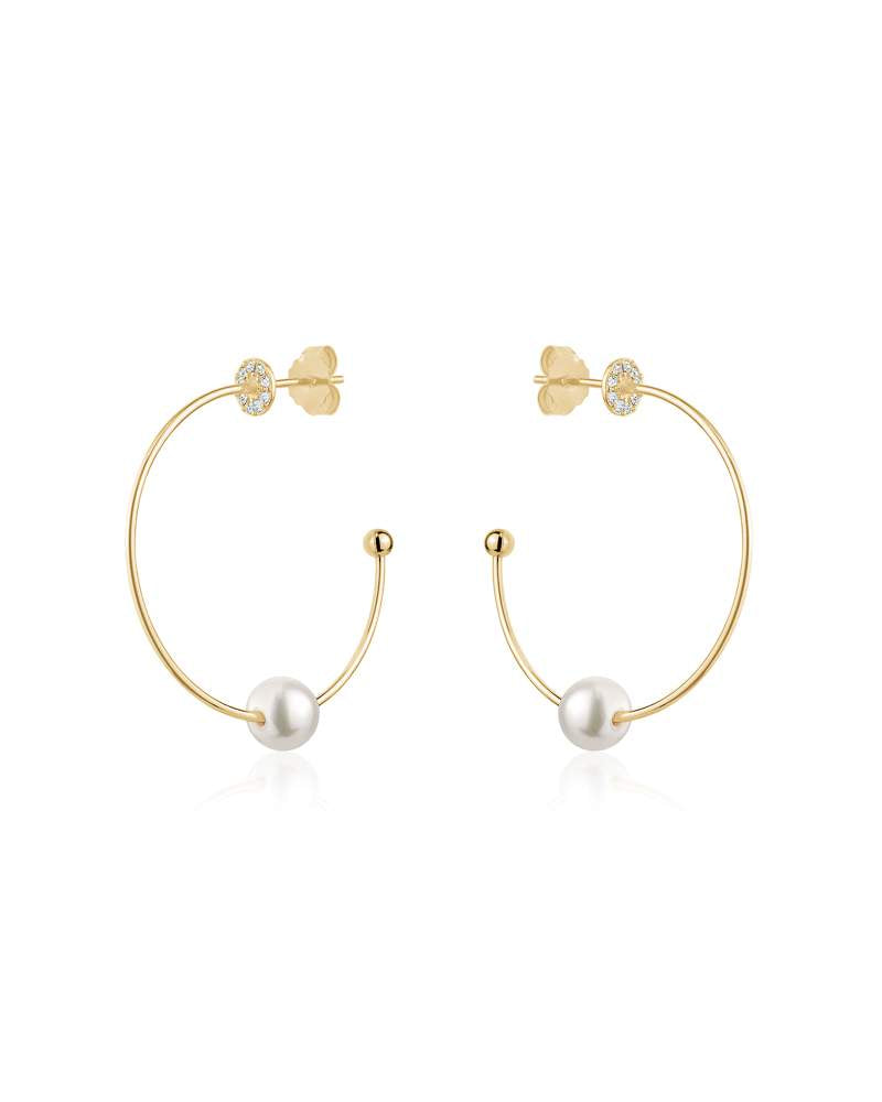 Freshwater Hoop Earring!