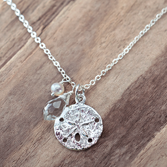 Sanddollar Necklace!