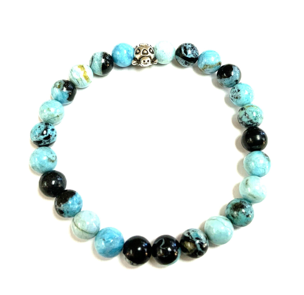 Blue Opal & Turtle BZen Bracelet!