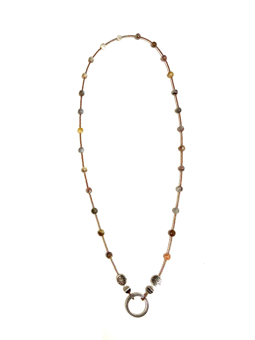 Botswana Agate Eyeglass Holder/Necklace!