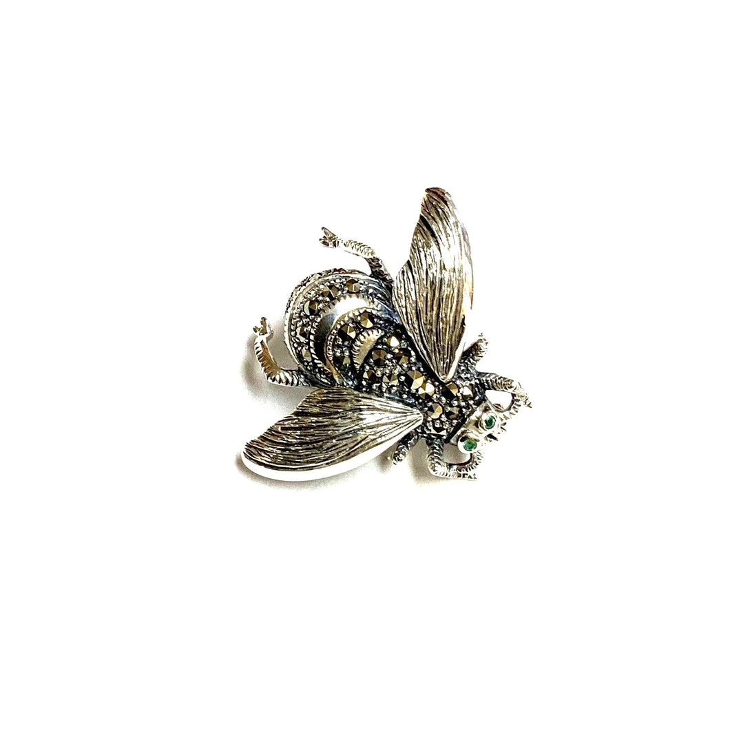 Sterling Silver Bumblebee Brooch!