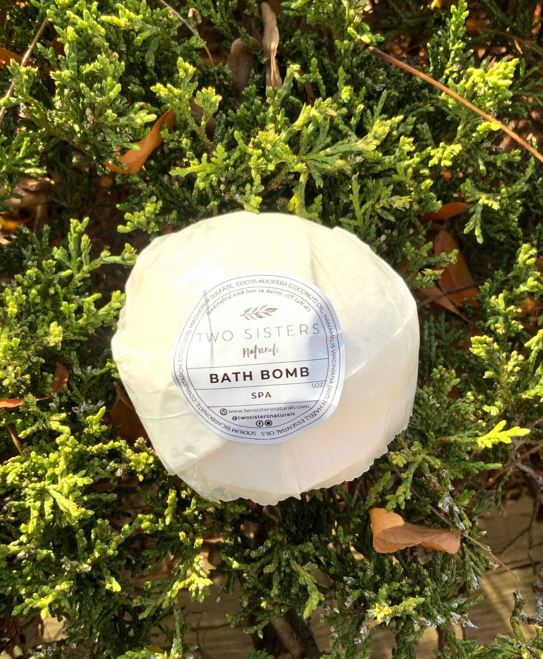 Two Sisters Naturals Bath Bombs! Spa!