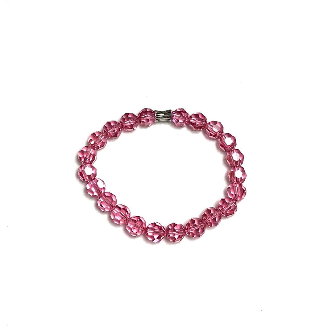 Swarovski Crystal Bracelet: Rose!
