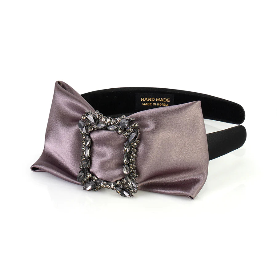 Satin Bow Buckle Headband!