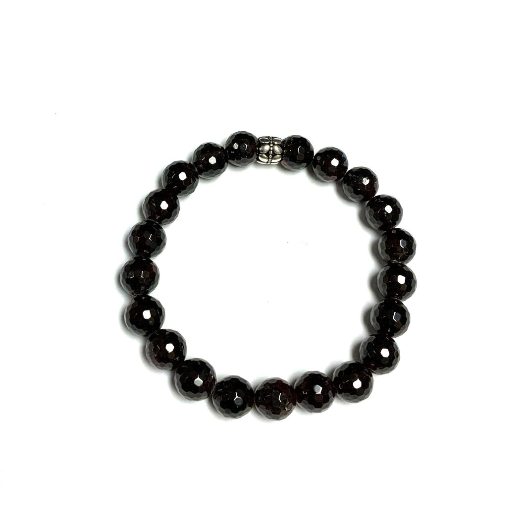 Garnet & Sterling Silver Bracelet!