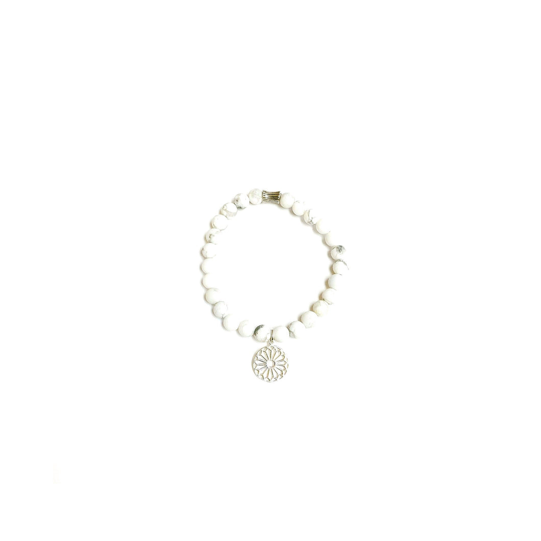 BZen White Howlite Bracelet!