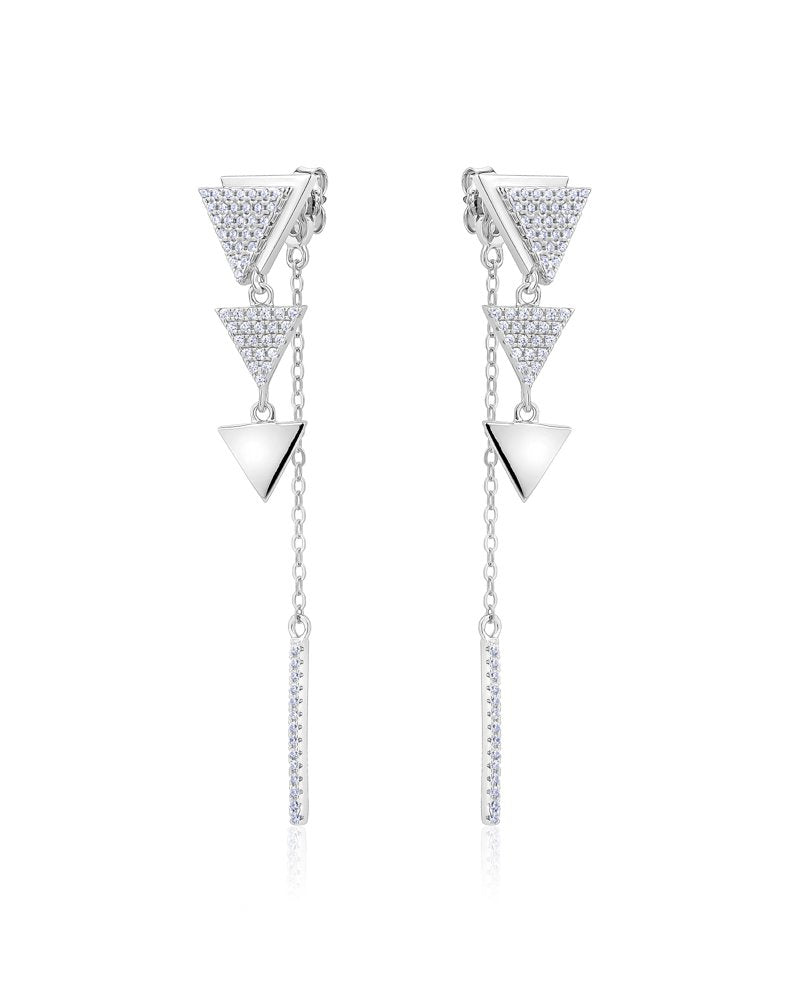 Cubic Zirconia Chandelier Earrings!