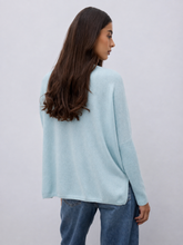 Agnes Cashmere Sweater By NotShy Cashmere (Sky Blue)