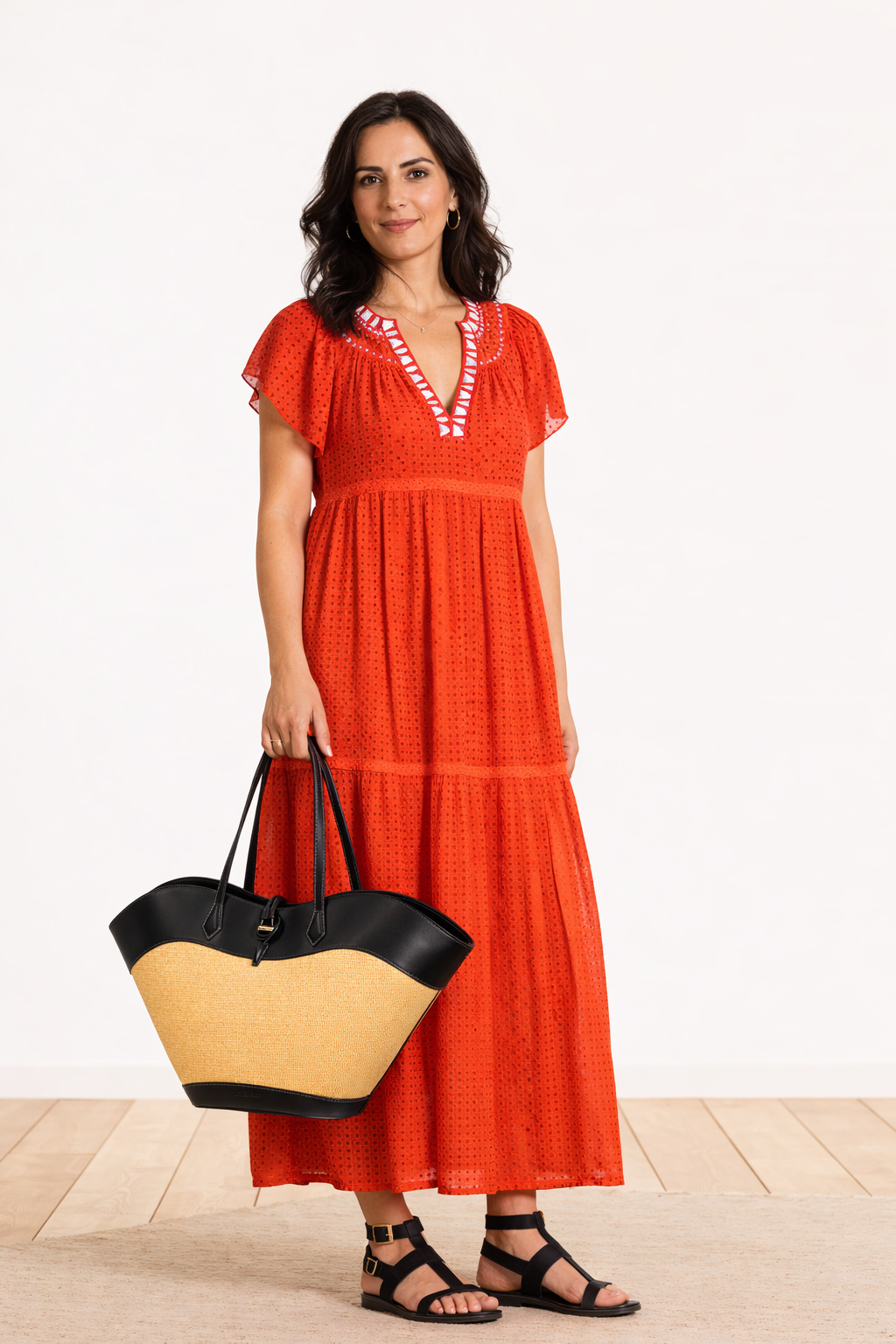Long Tiered Dress By La Fee Maraboutee