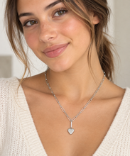 Paperclip Heart Necklace By Bambu Silver  **Best Seller**