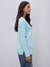 Agnes Cashmere Sweater By NotShy Cashmere (Sky Blue)