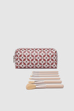 Brianna Makeup Bag Retro Style With Brush Set By Louenhide