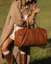 Cooper Travel Bag In Cognac By Louenhide