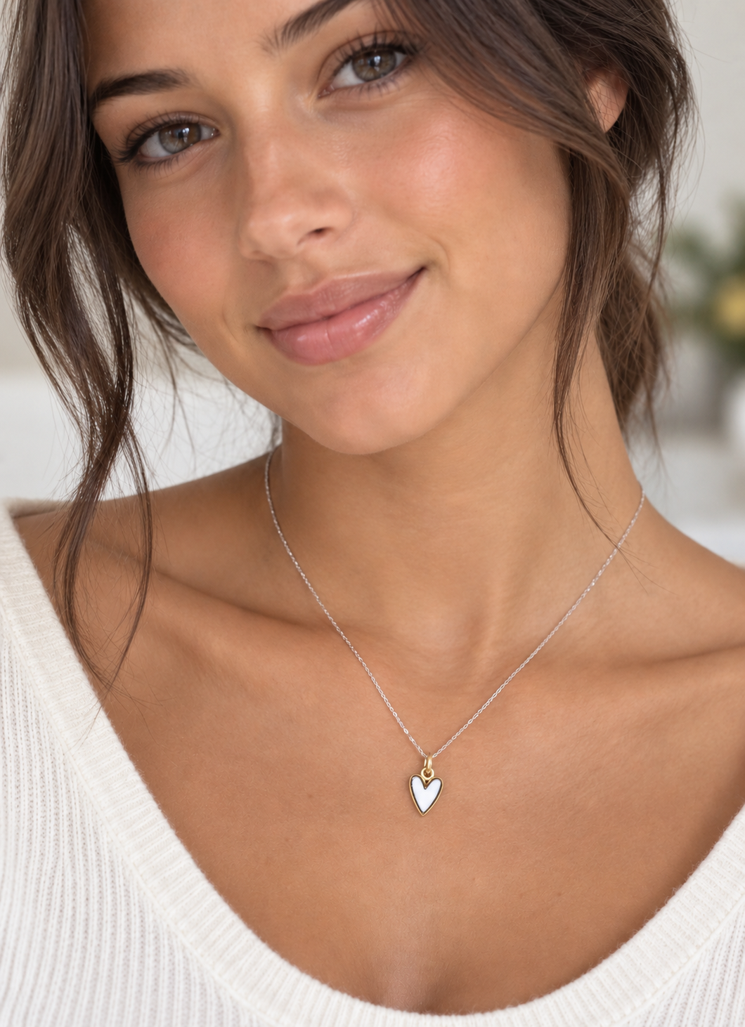 Delicate Heart Necklace By Bambu