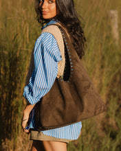 Hailey Suede Faux Suede Shoulder Bag *Two Colours*