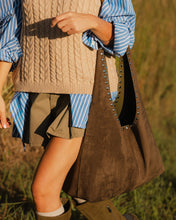 Hailey Suede Faux Suede Shoulder Bag *Two Colours*