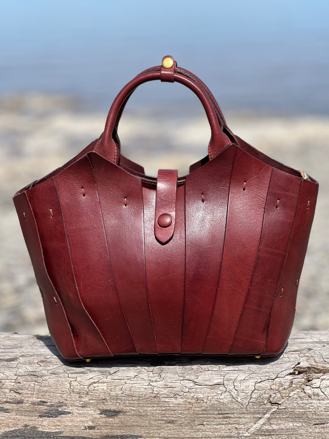 Bloom Satchel In Chestnut By Uppdoo