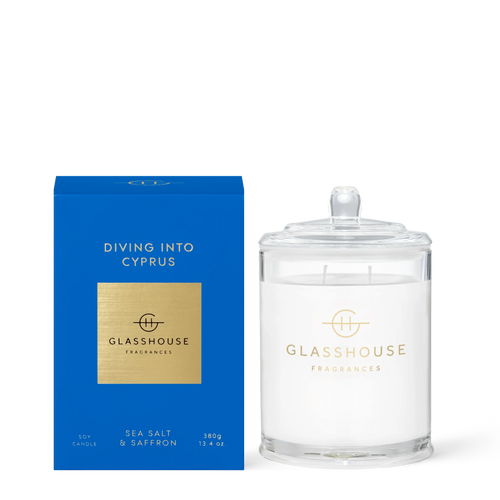 Diving Into Cyprus Candle By Glasshouse Fragrances!