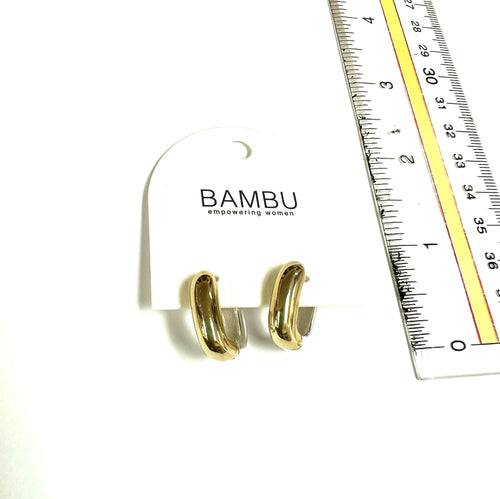 Bambu Reversible Hoop Earrings!