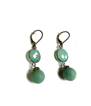 Chalcedony & Amazonite Earrings!