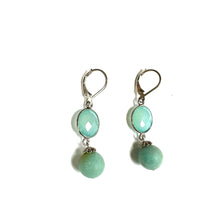 Chalcedony & Amazonite Earrings!