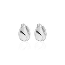 Flora Basket Hoop Earrings!  Silver!