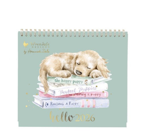 Hello 2026 Desk Calendar By Wrendale!
