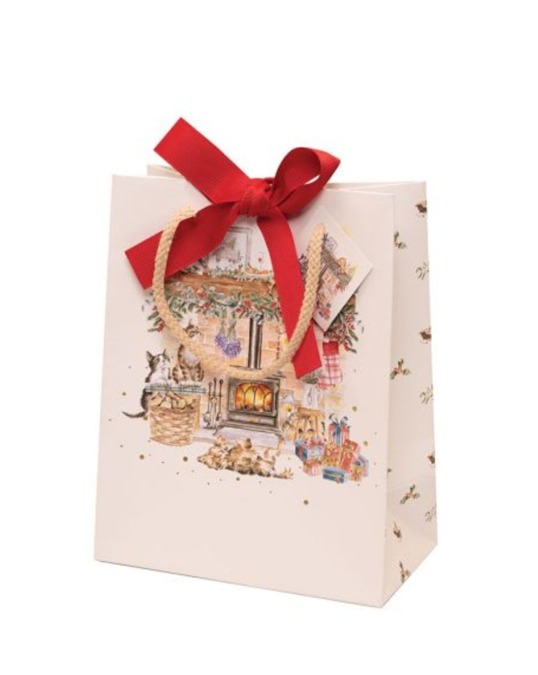 By The Fireside Cat & Dog Gift Bag By Wrendale!