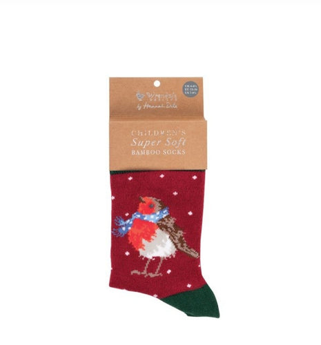 Robin Christmas Seasons Tweetings Fair Isle Socks!