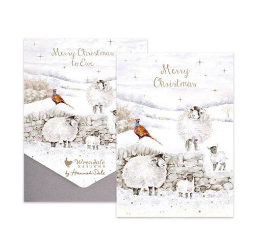 Merry Christmas To Ewe Notecard Pack By Wrendale!