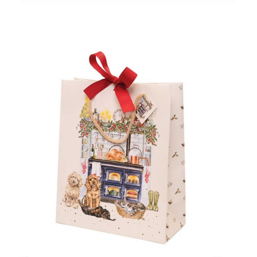 The Country Christmas Kitchen Large Gift Bag By Wrendale!