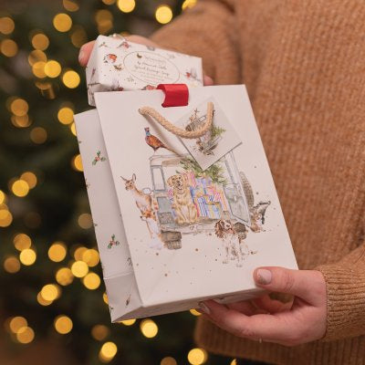Driving Home For Christmas Gift Bag By Wrendale!