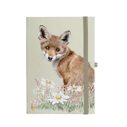 The Waiting Game Fox Signature Stationery Notebook By Wrendale!