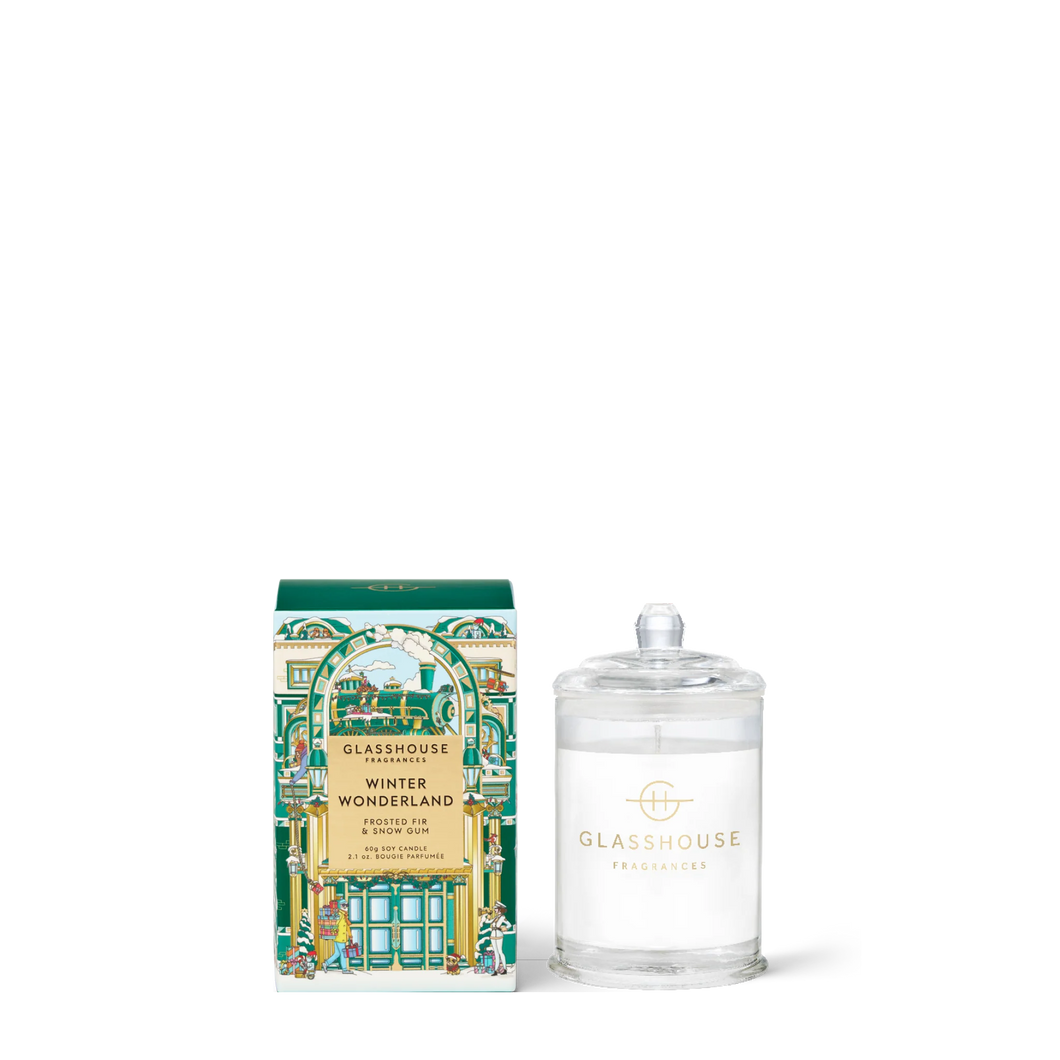 Winter Wonderland Mini Candle By Glasshouse Fragrances!