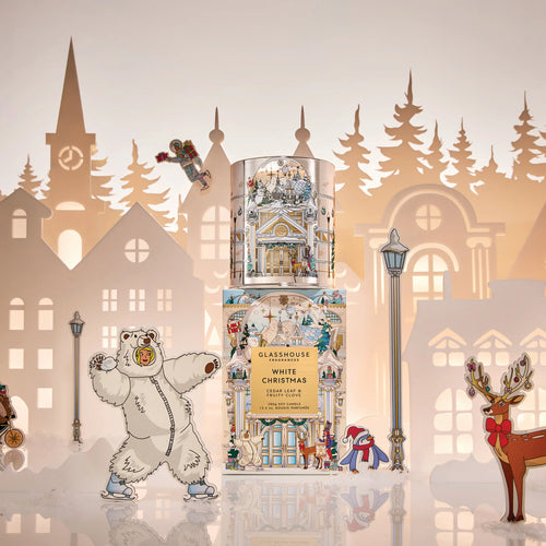 White Christmas Candle By Glasshouse Fragrances!