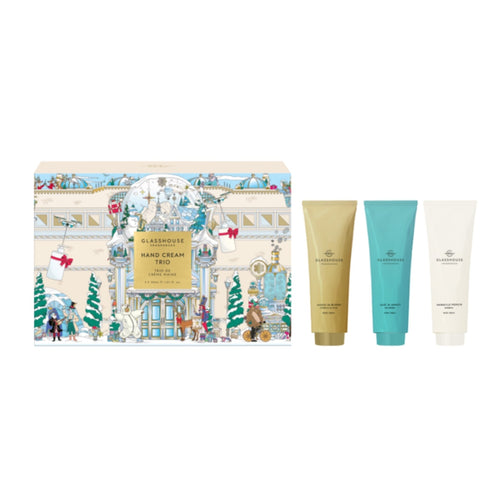Christmas Trio Set Of Hand Creams By Glasshouse Fragrances!