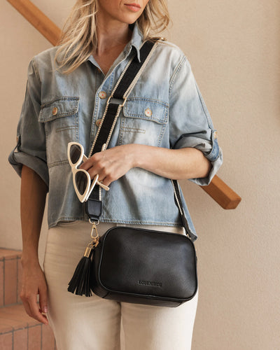 Jacinta Gia Crossbody Bag In Black