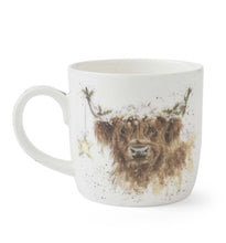 Highland Cow Star Christmas Wrendale 11oz Mug