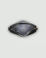 Kasey Stripe Crossbody Bag Black  *Best Seller*