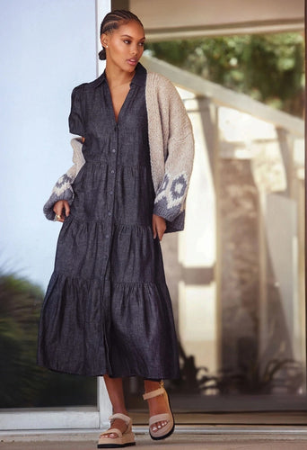 Brochu Walker Havana Dress In Indigo!