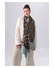 Misty Geo Patchwork Scarf!