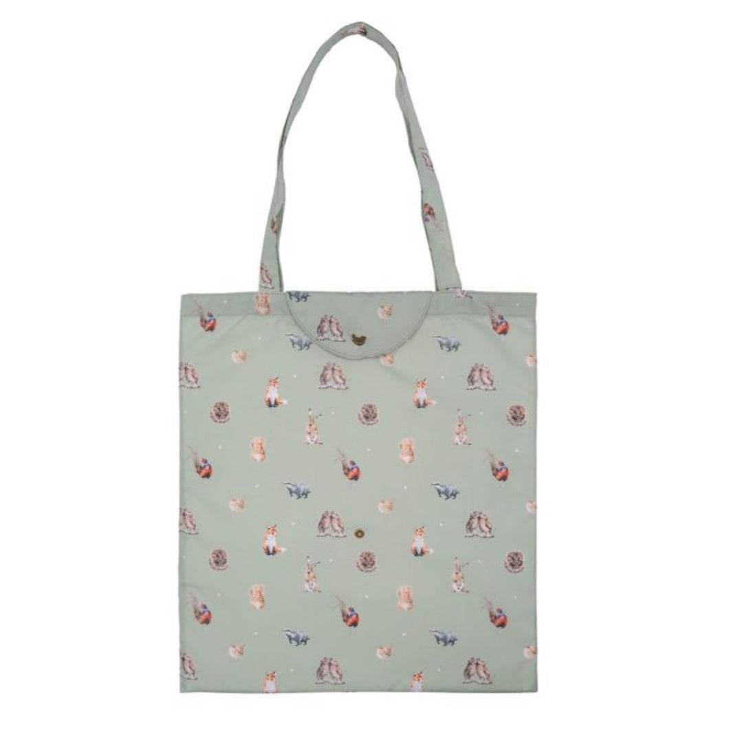 Woodlanders Foldable Shopping Bag By Wrendale