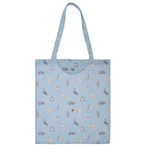 Feline Friends Foldable Shopping Bag By Wrendale