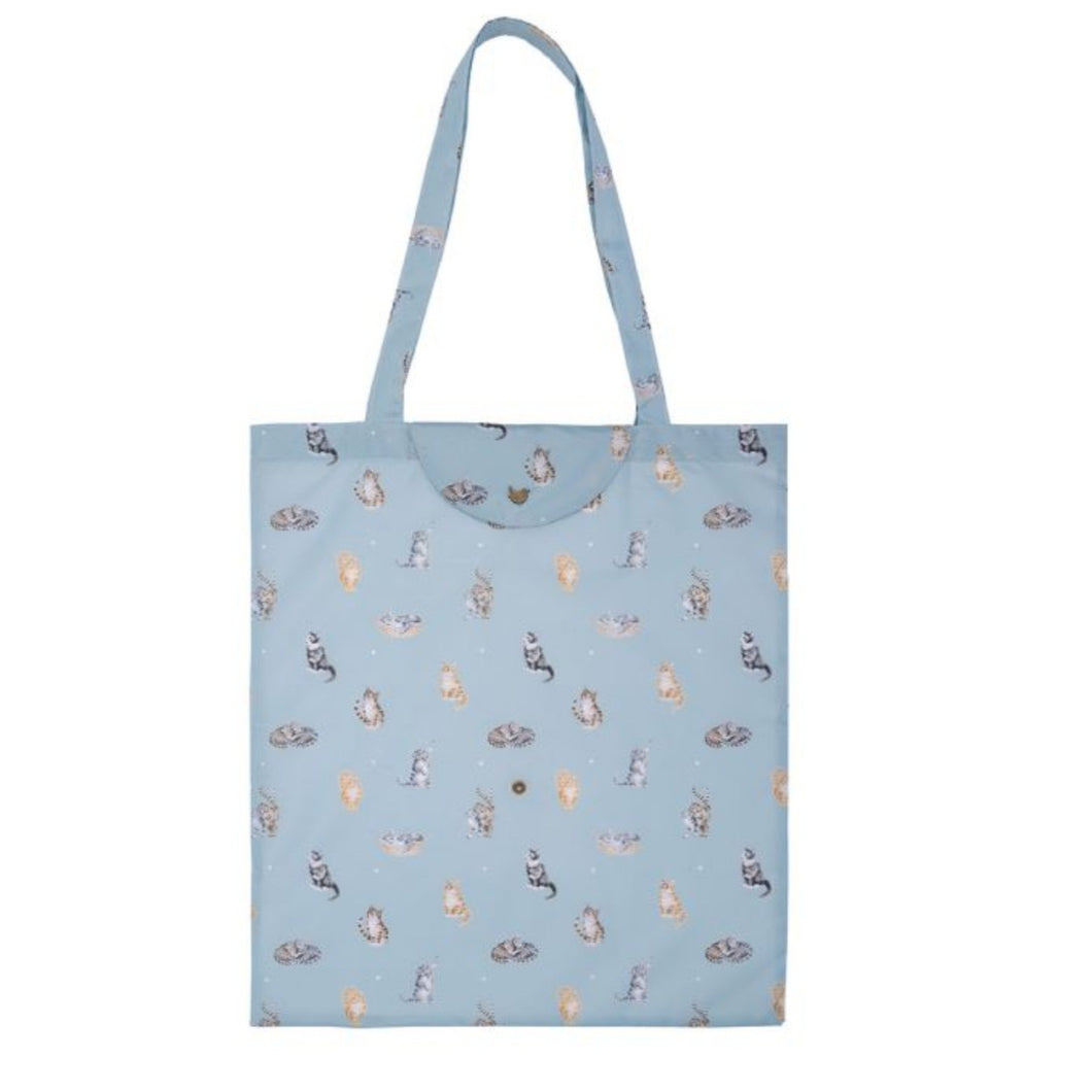 Feline Friends Foldable Shopping Bag By Wrendale
