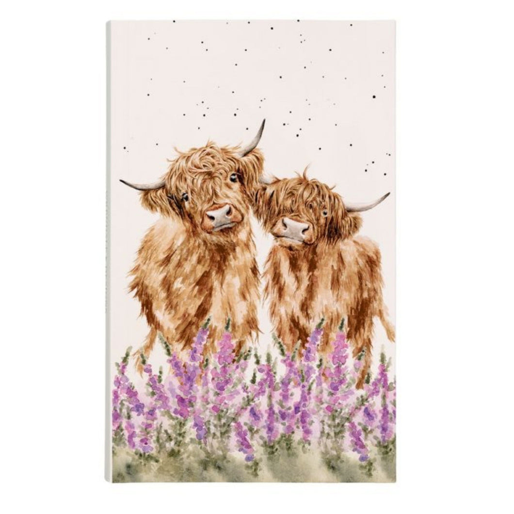 Gentle Giants Highland Cow Notepad By Wrendale