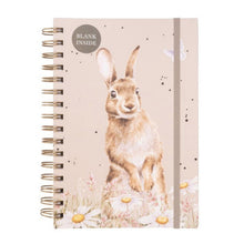 Among The Daisies Rabbit Blank Notebook By Wrendale