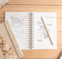 Among The Daisies Rabbit Blank Notebook By Wrendale