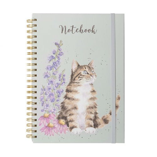 Whiskers & Wild Flowers Cat Notebook!
