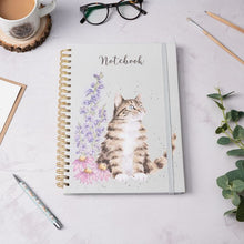 Whiskers & Wild Flowers Cat Notebook!